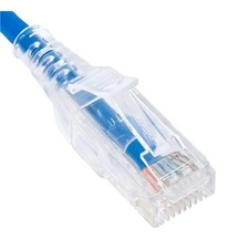 ICC ICC-ICPCSN07BL PATCH CORD CAT 6 SLIM CLEAR SR 25PK 7 FT picture