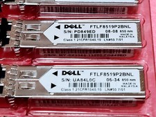 Genuine 0X3366 Dell 1/2Gbps 1000Base-SX Multi-Mode 500m 850nm LC FTRJ8519P2BNL picture