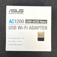 ASUS USB-AC53 Nano AC1200 Dual-Band MU-MIMO USB 2.0 Wi-Fi Adapter PC picture