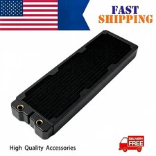 Water Cooling Radiator OCOCOO 360mm Copper 40.5mm 12 Tubes G1/4 PC New picture