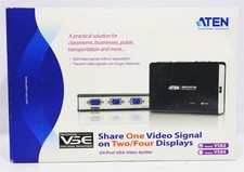 ATEN 2-Port 250MHz 1920x1440 HD VGA Video Splitter VS82A (Black) NO PSU picture