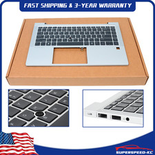 For HP EliteBook 840 G7 G8 Palmrest English Backlit Keyboard New M07090-001 picture