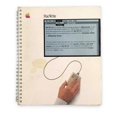 Apple MacWrite Macintosh User's Manual 1984 Vintage Computer Guide picture