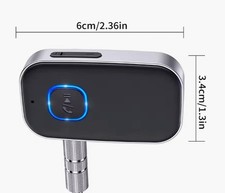 Bluetooth Receiver for Car, Noise Cancelling 3.5Mm AUX Bluetooth Car Adapter picture
