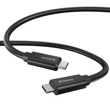 33FT USB-C Fiber Optic Cable, 10Gbps Bidirectional 60W Fast Charging picture