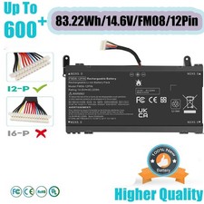 12Pin FM08 Battery For HP Omen 17-AN 17-ab 17-AN013TX 922752-421 TPN-Q195 83.22W picture