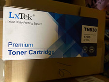 LxTek TN830 Premium Black Toner Cartridge for Brother Printer, MPN TN830 picture