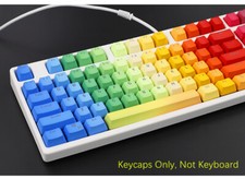 104 Keys Gradient Keycap PBT Doubleshot Backlit Key Caps for Cherry MX Keyboard picture