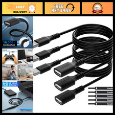 12FT USB Extension Cable 3 Pack, Type A Male to Female Adapter, Compatible with picture