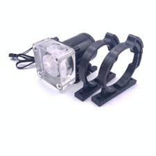 P Liquid Water Pump ooling Kit 50mm Radiator Pump Reservoir w/Braket picture