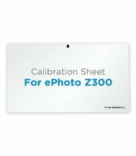 Plustek z300 Calibration Control Sheet picture