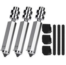 3PCS Kobra X/Kobra 4 Nozzle Integrated 0.4Mm Hardened Steel Nozzle Hotend Quick- picture
