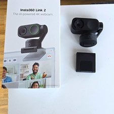 Insta360 Link 2 4K 60fps AI Webcam, Black, USB-C Connectivity picture