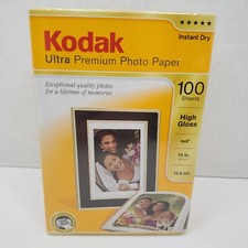 Kodak 4x6 inches Ultra Premium Photo Paper High Gloss 100 Sheets Instant Dry NEW picture