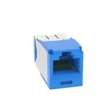 Panduit Cat6A Mini-Com Jack TX6A 10 GIG - CJ6X88TGBU Blue, (LOT of 10) picture