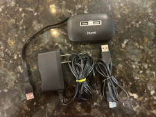 iHome 7 Port USB Hub; used, with adapter; works fine picture