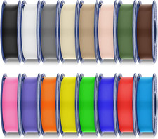 PLA plus Filament 16 Color Bundle Multicolor, 250G Each Spool, PLA+ 3D Printer F picture