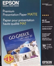 Epson - S041468 - Premium Matte Presentation Paper, 45 lbs., 11 x 14, 50 Sheets picture