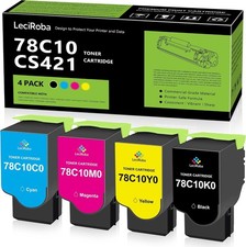 LeciRoba 78C10 High Yield Toner Cartridge Replacement 4 pack 277 picture