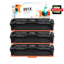 3PK CF400X Toner Compatible With HP 201X Laserjet Pro MFP M277c6 M277dw Printer picture
