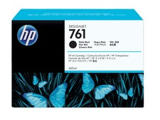 HP 761 400-ml Matte Black DesignJet Ink Cartridge, CM991A picture