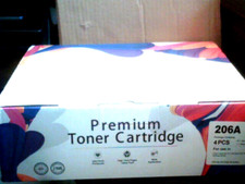 206A  Premium Toner Cartridge 4 pk., NIB expiration date 28/8/2024 m25dw/282/283 picture