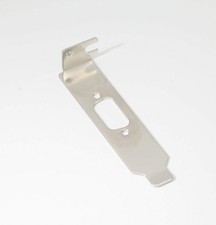 Low Profile DB9 Serial Port PCI Slot Bracket - Silver picture