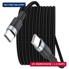 15ft USB C Cable Fast Charging 60W, Long USBC to USB-C Charge Cord 15 Foot Type picture