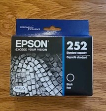 NEW Genuine Epson T252120 252 Standard Capacity Black Ink Cartridge EXP 01/2021 picture