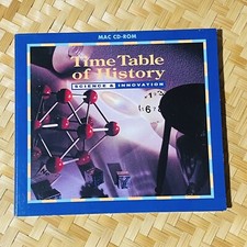 Vtg Time Table of History Science & Innovation Apple Macintosh CD-ROM Mac 1991 picture