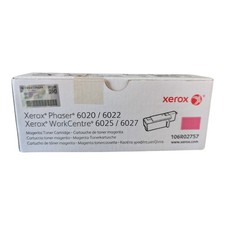 Genuine Xerox 106R02757 Magenta Toner Cartridge Phaser 6020 6022 WorkCentre 6025 picture