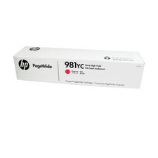 Genuine HP 981YC Magenta Ink Cartridge L0R18YC PageWide E55650 E58650 picture