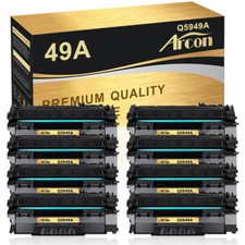 8 Pack Q5949A Black Toner Compatible With HP 49A LaserJet 1320 3390 3392 Printer picture