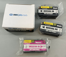 Ink Jets Club HP950XL/951 XL - 5PACK Black. Black .Magenta NO Yellow Or Blue picture