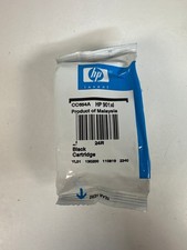 Genuine HP 901XL Black Ink Cartridge CC654A Sealed Foil Pack Expired OEM picture