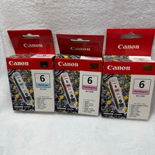 Genuine Canon BCI-6 Photo Ink Lot of 3 PC PM Photo Cyan Magenta New picture