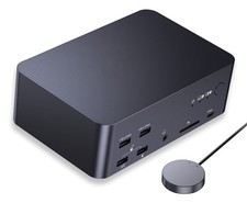 8K Triple Monitors KVM Docking Station for 2 Computers - 1:19 Option picture