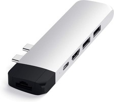 Satechi Type-C Pro Hub Adapter with Ethernet, 4K HDMI, USB-C PD, for MacBook Pro picture