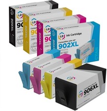 LD 4pk Comp Ink Cartridge for HP 906 906XL T6M18AN T6M02AN T6M06AN T6M10AN picture