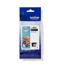 Brother LC-424BK Inkjet Cartridge, Black, Single Pack, Standard Yield, includes picture