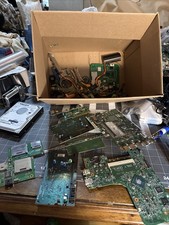 Huge Mixed Laptop Computer Parts Lot Heatsinks Fans Circuit Boards PC Repair picture