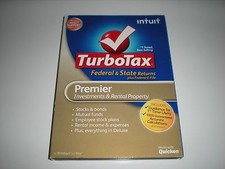 Turbotax 2012 Premier. Federal and State + Federal E-file. New in sealed box. picture
