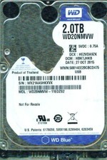 WD20NMVW-11EDZS2,  DCM: HBKTJHKB  WESTERN DIGITAL 2TB, USB 3.0  WX21 OCT 2015 picture