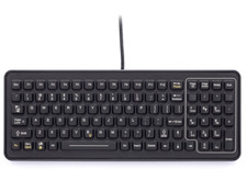 NEW IKEY Slimkey Rugged Keyboard SLK-101-M-USB-3F Black NEMA4X works Zebra VC80 picture