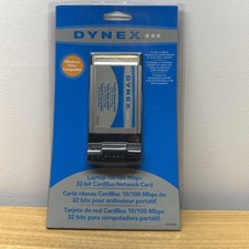 Dynex DX-E202 CardBus Network Card 32-Bit 10/100 Mbps PCMCIA for Laptop Computer picture
