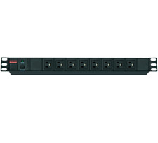 MARUSON PDU-R1510 - 10 Outlet 1U Network Rack Mount Power Strip PDU 15A 110-120V picture