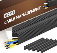 YECAYE Cable Management, 6 Pack, Black picture