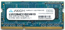 AXIOM 4GB 1Rx8 PC3L-12800S DDR3 1600MHz Notebook SDRAM LV51264Z11D316813 picture