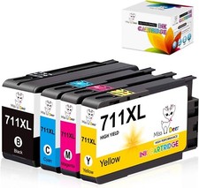 Miss Deer 711Xl Ink Cartridges Replacement For Hp 711 711Xl Ink,work For Hp Desi picture