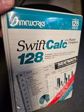 COMMODORE 128 -- SWIFT CALC 128 WITH SIDEWAYS (TIMEWORKS - DISK) picture